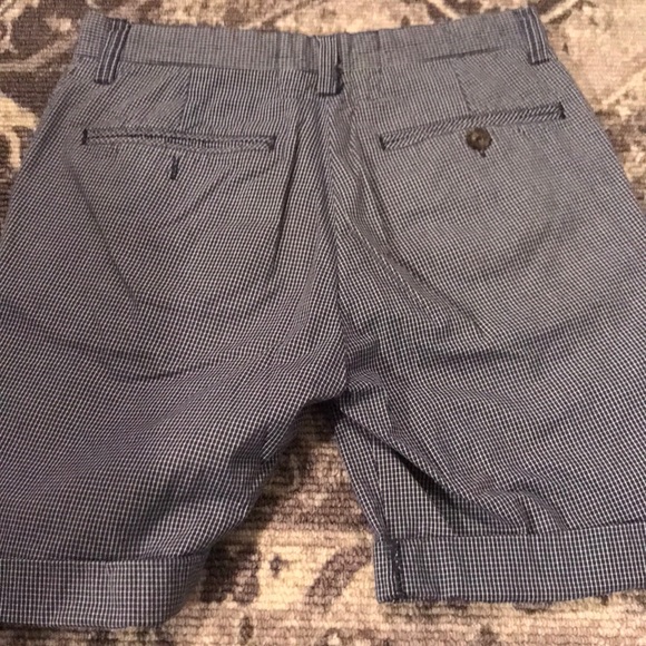 Jack Wills NAVY/WHITE gingham short - Picture 3 of 4